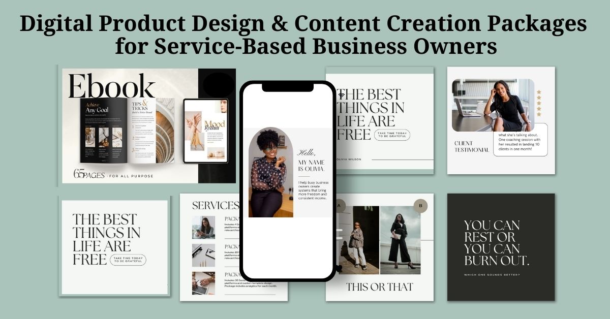 GROWTH Package: Digital Product Design & Content Creation Services for Service-Based Business Owners (Copy)