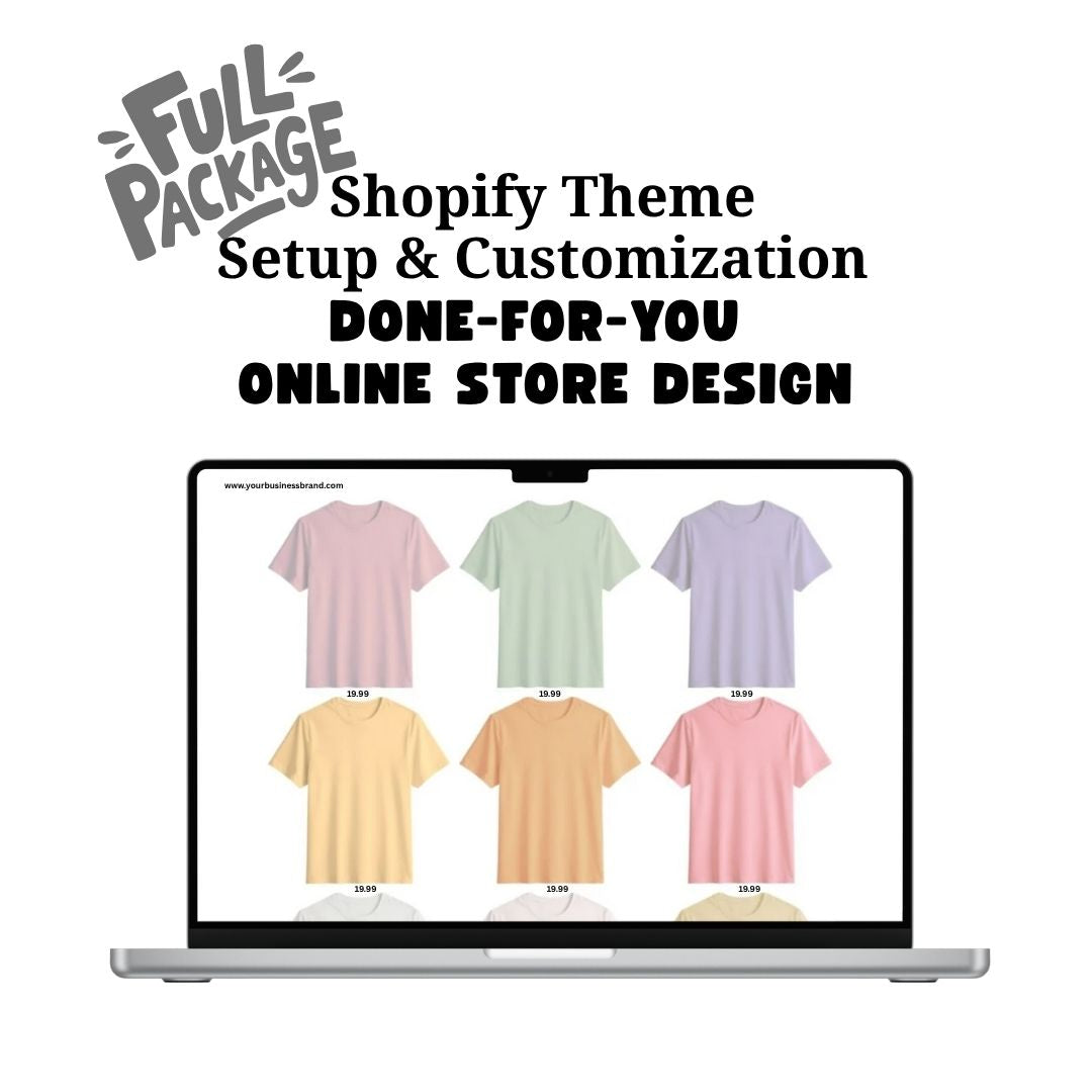 Shopify Store Setup for Women Entrepreneurs | Done-For-You Online Store Design