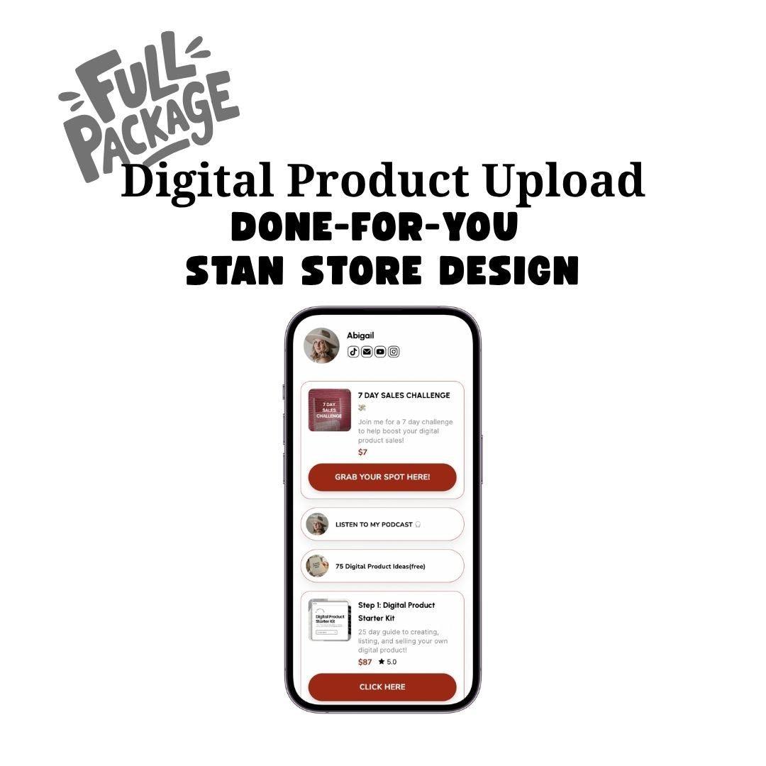 Stan Store Setup for Coaches & Creators | Done-For-You Link-in-Bio Store