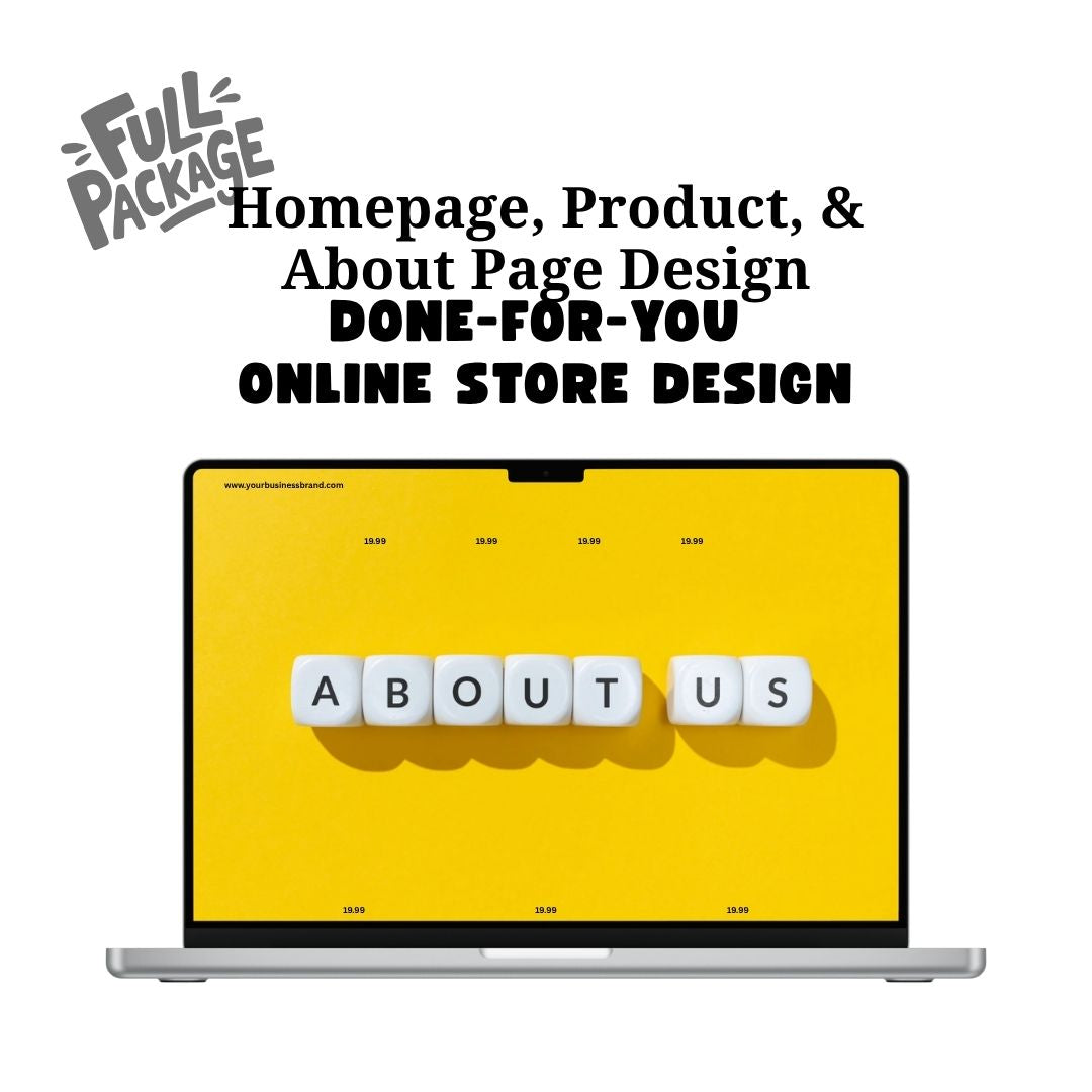 Shopify Store Setup for Women Entrepreneurs | Done-For-You Online Store Design