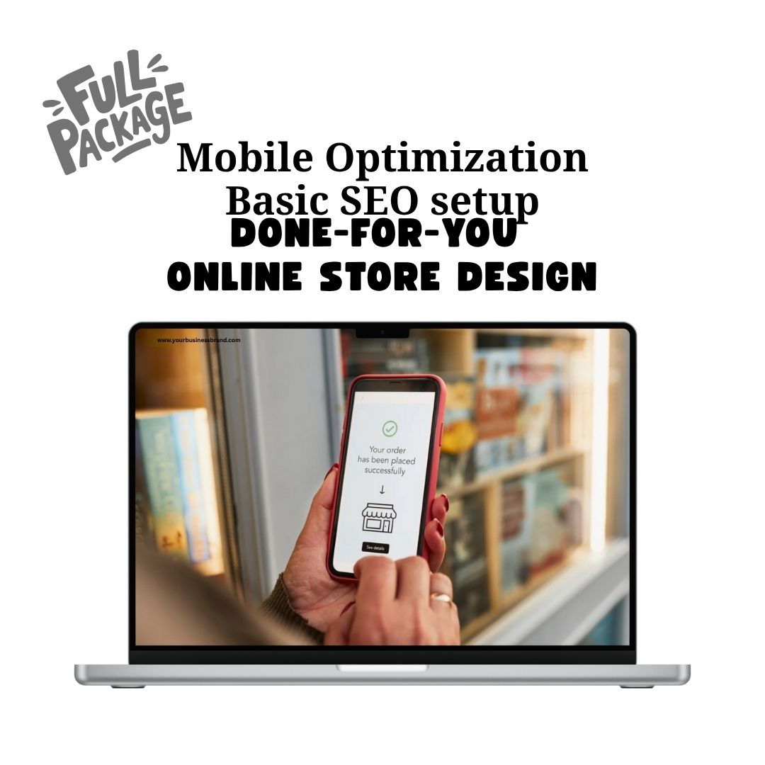 Shopify Store Setup for Women Entrepreneurs | Done-For-You Online Store Design